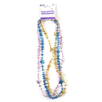 3Ct 30" L Happy Birthday Necklace, 3 Colors  Assorted