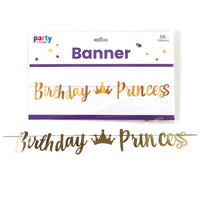 6Ft Birthday Princess Banner