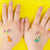 6Pcs Happy Birthday Dinosaur Party Tattoos W/5 Tattoos Per Box