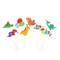 8Ct 12" Dinosaur Party Photo Props