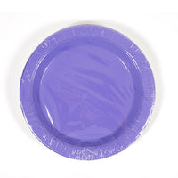 7" Hot Purple  Plates, 8Pcs/Pack
