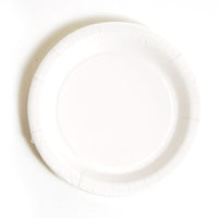 9" White Plate, 8Pcs/Pack