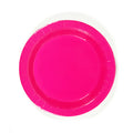9" Hot Pink Plate, 8Pcs/Pack