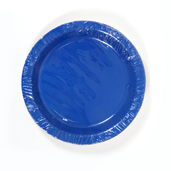 9" Royal Blue Plate, 8Pcs/Pack