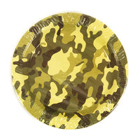 9" Camo Plate, 8Pcs/Pack