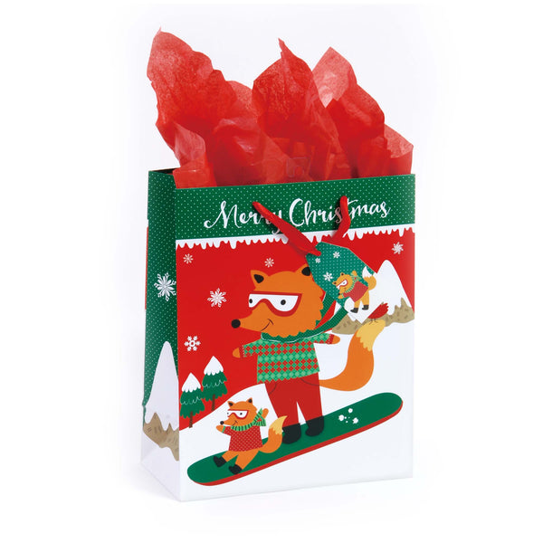 Large Woodsy Christmas Bag, 4 Designs