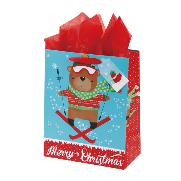 Large Woodsy Christmas Bag, 4 Designs