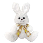 10" Chester Checker Rabbit With Checker Satin Ribbon, 2 Colors