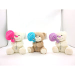 8.5" Birthday Bear With Balloon, 3 Colors