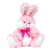 Easter-10" Spring Rabbit With Ribbon, 3 Colors Assorted Per Inner