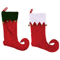 21" Christmas Stocking With Jingle Bells, 2 Assortments