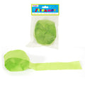 Lime Green Crepe Streamer 81' X 1.75"