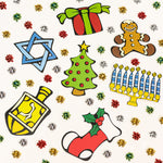 8Ct. Winter Holiday Cutouts 6 "- 8", 2 Assortments