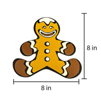 8Ct. Winter Holiday Cutouts 6 "- 8", 2 Assortments