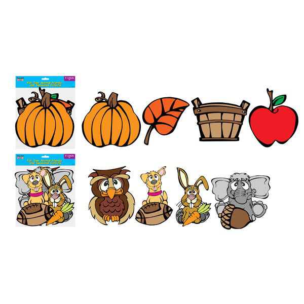 8Pack Fun In The Fall Cutouts, 10", 2 Assortments