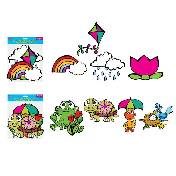 8Pack Outdoor Fun And Friends Cutouts, 10", 2 Assortments