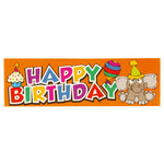 25Pack Happy Birthday Bookmarks 2" X 6.5", 3 Styles