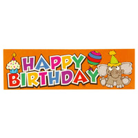 25Pack Happy Birthday Bookmarks 2" X 6.5", 3 Styles