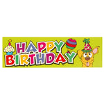 25Pack Happy Birthday Bookmarks 2" X 6.5", 3 Styles