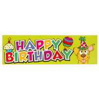 25Pack Happy Birthday Bookmarks 2" X 6.5", 3 Styles