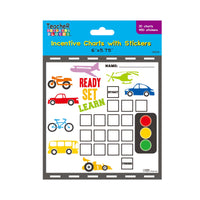 30Ct Incentive Charts With 450 Stickers 6" X 5.75", 4 Assortments