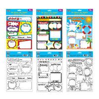 15Ct 8.5" X 11", All About Me - Sheets, 3 Assortments