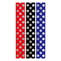 12Ct 18" X 3"Straight Hot Stamping Borders, 3 Colors
