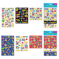 120Ct Educational Stickers, 2 Assortments
