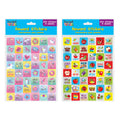 240Ct Educational Reward Hot Stamping Stickers 8" X6.25", 2 Assortments