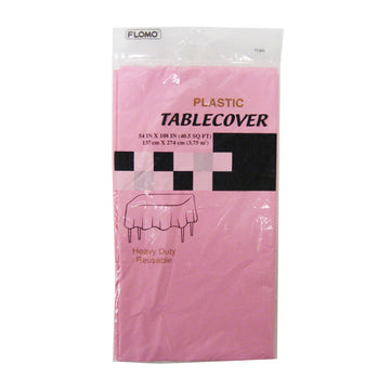 Pastel Pink Rectangular Table Cover