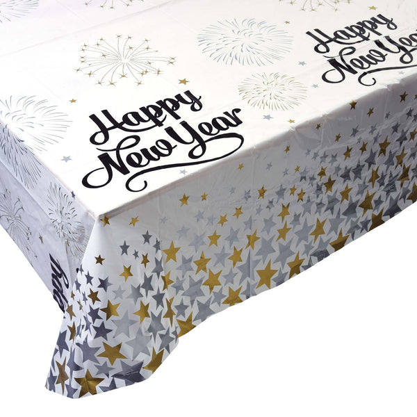 54" X 108" New Year Design Table Cover, 1 Design