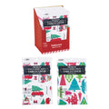 Christmas Trees And Car Premium Flannel Back Oblong Tablecover In Pdq, 52" X 70", 2 Designs