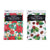 Christmas Poinsettia/Greenery Premium Flannel Back Oblong Tablecover, 52" X 70", 2 Designs