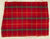 Christmas Red & Green Plaid With Metallic Gold Fabric Tablecloth 60" X 84"