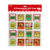 16Ct Patterned Christmas Sayings Square Pop Layer With Hot Stamping Gift Tags, 2 Assortments
