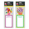 8" X 3" 80 Sheets Teacher Memo Pad With Magnet, 2 Designs