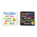 Mdf Plaques With Easel On The Back, 4.25" X 4.25", 2 Designs