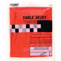 Red Table Skirt