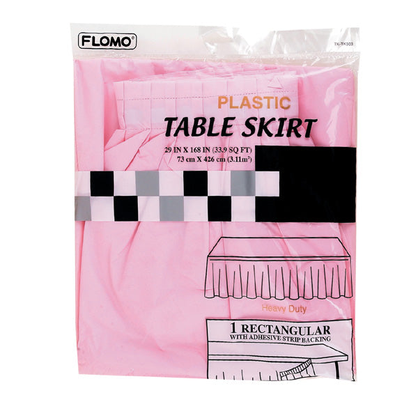 Pastel Pink Table Skirt