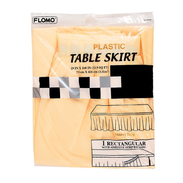 Pastel Yellow Table Skirt