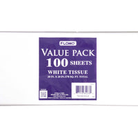 100 Sheets White Tissue Pack In Pdq