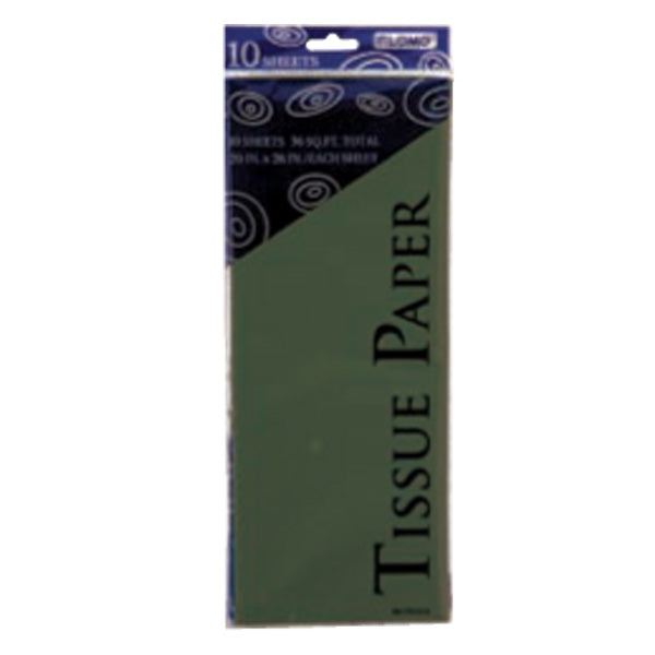 Holiday Green Gift Tissue Paper, 10 Sheets