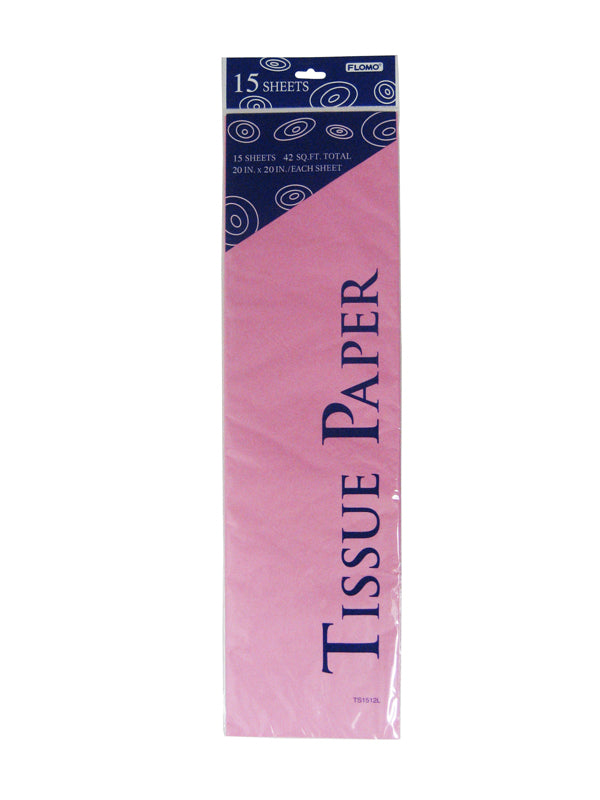 Pink Tissue, 15 Sheets