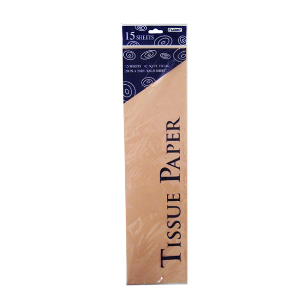 Apricot Tissue, 15 Sheets