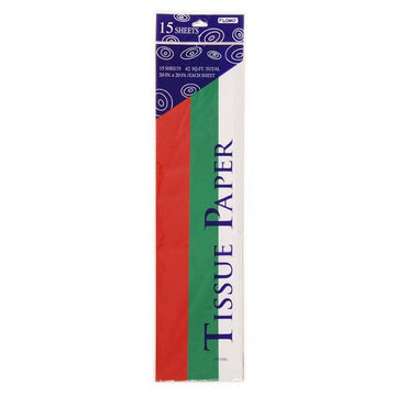 Holiday Multi-Colored Tissue, 15 Sheets