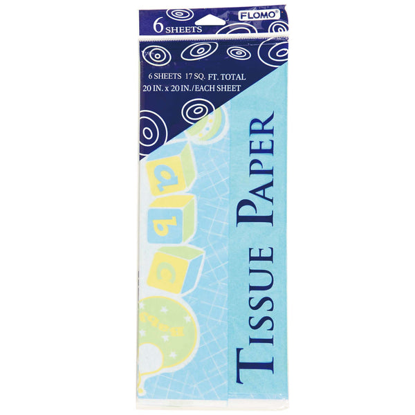 Baby Tissue Assorted 6 Sheets