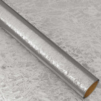 25 Sqft Christmas Uni Color Embossed Metallic Gift Wrap, 30"X120", 2" Core, 3 Colors