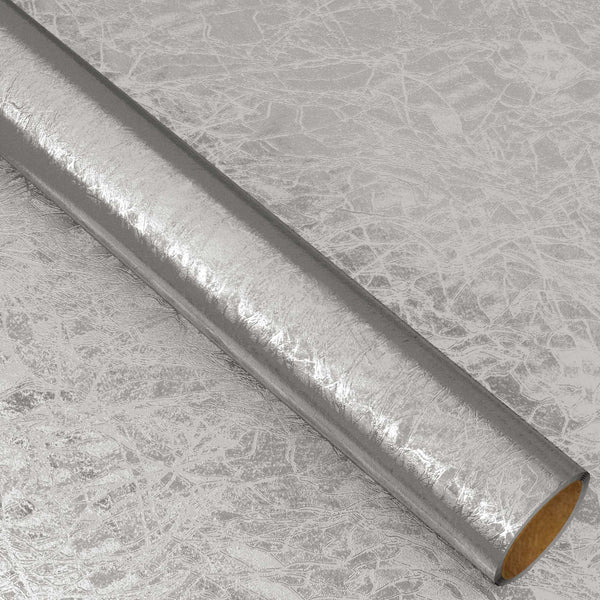 25 Sqft Christmas Uni Color Embossed Metallic Gift Wrap, 30"X120", 2" Core, 3 Colors