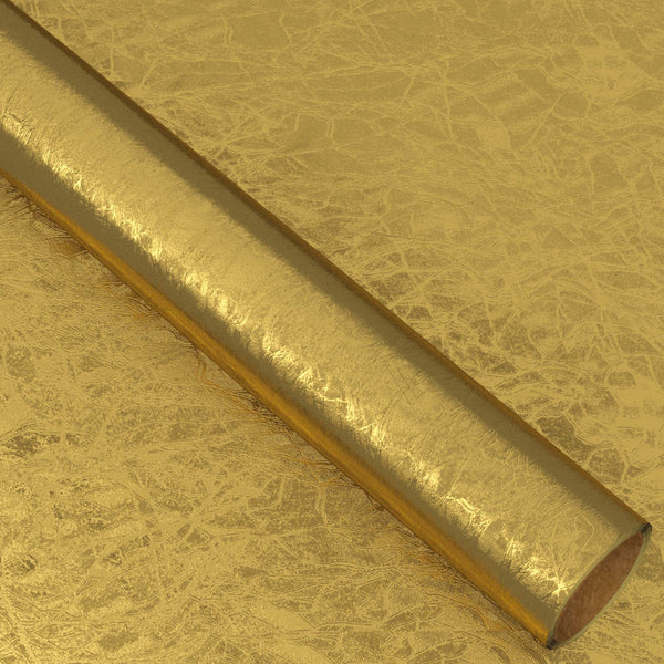 25 Sqft Christmas Uni Color Embossed Metallic Gift Wrap, 30"X120", 2" Core, 3 Colors