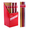 25 Sqft Christmas Uni Color Embossed Metallic Gift Wrap, 30"X120", 2" Core, 3 Colors